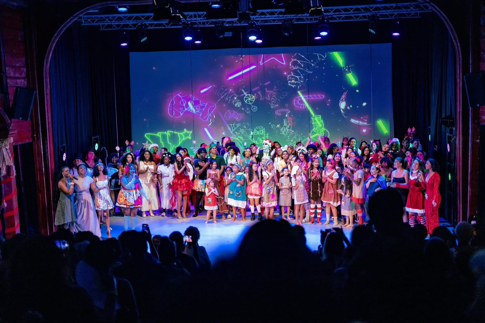 OSPA performers of all ages gathered on stage